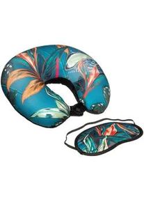 5five Simply Smart Reise-Set Nackenkissen + Schlafmaske , Textil , 10x28 cm , Heimtextilien, Kopfpolster & Bettdecken, Kopfkissen, Nackenkissen