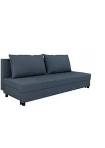 Panda Möbel Schlafsofa Facile mit Bettkasten – Moderne 2-in-1 Couch mit Stauraum, blau , Holz , 194x48x71 cm , Babymöbel & Kindermöbel, Kinderzimmer & Jugendzimmer, Schlafsofas