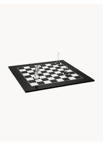 iPlex Ręcznie wykonana szachownica Kasparov, 33 elem. Czarny S 40 cm, W 3 cm, G 40 cm