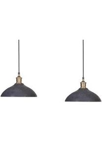 Beliani Hängeleuchte Cheyyar 14/65/126 cm , Schwarz , Holz , E27 , 65x126x14 cm , Lampen & Leuchten, Innenbeleuchtung, Hängeleuchten, Pendelleuchten