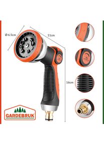 Gardebruk Wąż ogrodowy Czarny 30m Elastyczny