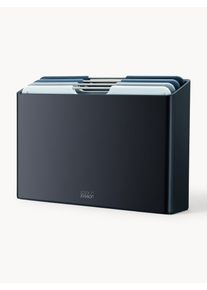 Joseph Joseph Súprava dosiek na krájanie so stojanom Folio, 4 ks Modrá, Šedá Umelá hmota Š 30 x H 20 cm