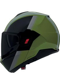 Nolan N120-1 Verniciatura Speciale 354, modular helmet , color: Green/Black/Grey , size: M