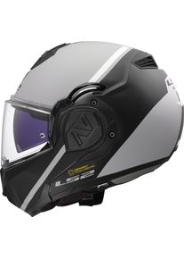 LS2 FF906 Advant Swipe, modular helmet , color: Matt Grey/Black/White , size: S