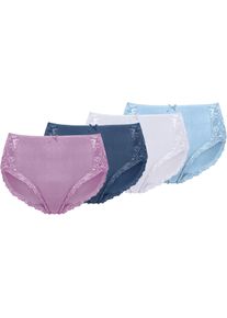 wäschepur Damer Höga trosor med spetsbård färgade, sorterade Größe 40/42