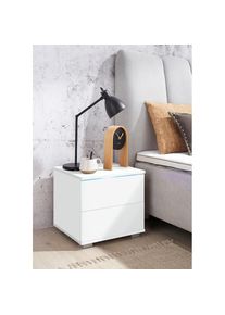 Priess, Nachtkommode, wei&szlig;, B/H/T: 41 cm x 39 cm x 38 cm, wei&szlig;