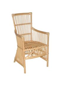 HOFMANN LIVING AND MORE, Esszimmersessel 1 Stk. tlg. Handgeflochten, mit und ohne Sitzkissen lieferbar, natur, natur