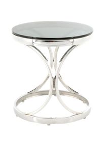 Kayoom , Beistelltisch »Weyda 125, in eleganter Gestaltung, runde Tischplatte aus Glas« 1 Stk. tlg. Glamouröses Design, hochwertige Verarbeitung,...