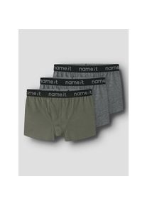 Name It , Jugendliche , Trunk »NKMBOXER 3P NOOS«, 3 Stk. , Tea Leaf Pack:w/ 2 x Dark Grey Melange , 3 Stk. , 134/140 -3 Stk. , 134/140 , Coole...