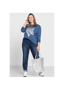 sheego , Damen , Stretch-Jeans , blue denim , Langgrößen , 96 -Langgrößen , 96