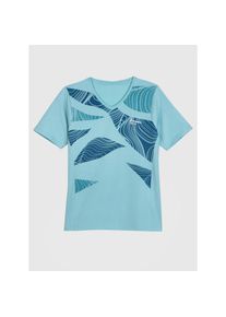 Catamaran , Damen , Trainingsshirt »Sportshirt«, 1 Stk. , aquamarin-gemustert , 40/42 , mit 95% Baumwolle