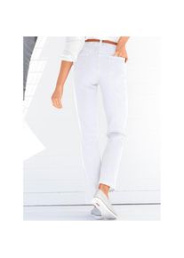 Casual Looks , Damen , 5-Pocket-Jeans , weiß , Normalgrößen , 44 -Normalgrößen , 44 , Baumwoll-Qualität