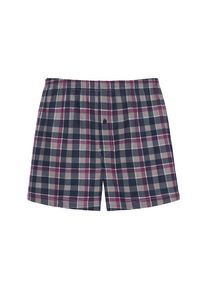 wäschepur wäschepur , Herren , Boxershorts , blau-kariert , 3 Stk. , 9 -3 Stk. , 9 , Single-Jersey