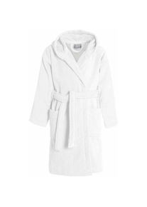 Seahorse , Kinderbademantel »Pure«, 1 Stk. Langarm, aufgesetzte Taschen , weiß , Obermaterial: 100% Baumwolle , 134/140 Länge: 87 cm