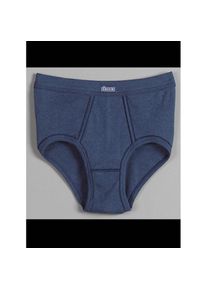 King´S Club Kings Club , Damen , Slip , dunkelblau-meliert , 2 Stk. , 12 -2 Stk. , 12 , Feinripp