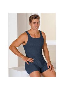 King´S Club Kings Club , Herren , Unterhemd , dunkelblau-meliert , 2 Stk. , 10 -2 Stk. , 10 , Feinripp