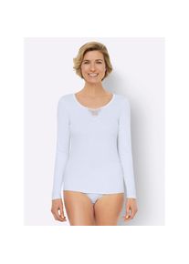 wäschepur wäschepur , Damen , Unterziehshirt , weiß , 2 Stk. , 44 -2 Stk. , 44 , Interlock