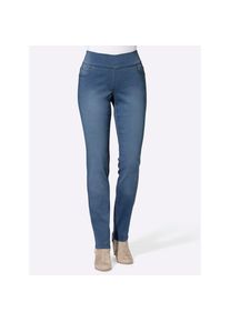 Inspirationen , 5-Pocket-Jeans , blue-bleached , Normalgrößen , 38 -Normalgrößen , 38 , elastischer Formbund