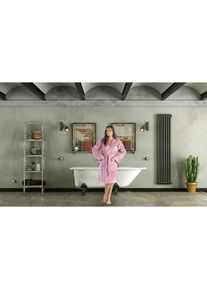 Carlo Colucci, Damen, Damenbademantel &raquo;Vito, ideal f&uuml;r Sauna & Spa, Hotelbademantel, Morgenmantel&laquo; 1 Stk. Logostickerei auf Brust, Schriftzug auf 