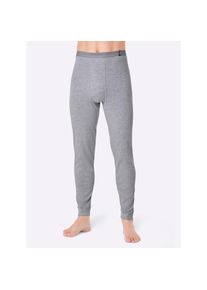 King´S Club Kings Club , Lange Unterhose , marine + grau-meliert , 2 Stk. , 8 -2 Stk. , 8 , Feinripp