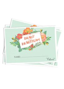 Spielehelden Esk&uuml;vői j&aacute;t&eacute;k Menyasszony kontra Vőleg&eacute;ny K&eacute;rd&eacute;sek a menyasszonyr&oacute;l &eacute;s a vőleg&eacute;nyről 50db. DIN A5