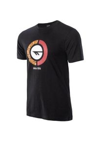 Hi-Tec, Herren, Sportshirt, Rakan schwarzes Herren-T-Shirt. XL (XL), Schwarz, XL