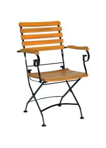 Acamp, Gartentisch + Balkontisch, Set 4x LINDAU Klappsessel + 1x LINDAU Klapptisch 120x80cm (120 cm)