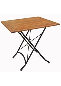 Acamp, Gartentisch + Balkontisch, Set 2x LINDAU Klappstuhl + 1x LINDAU Klapptisch 80x80cm (80 cm)