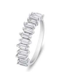 Brilio, Ring, Silver - Sparkling silver ring with clear zircons RI096W - Circuit: 52 mm, (52)