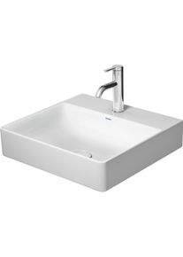 Duravit, Waschbecken, Waschtisch DURASQUARE o ÜL m HLB geschli 500x470mm o HL weiss (470 mm, 500 mm)