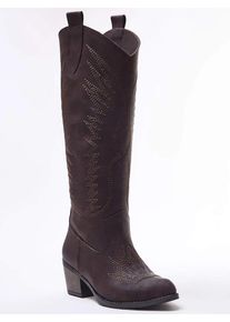 Trendyol Bottes de cowboy Femme marron taille 40