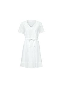 Tchibo - Kleid mit Lochstickerei - Damen - Gr. 40 - weiß