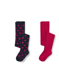 Tchibo - 2 Kleinkind-Strumpfhosen - Gr. 110/116 - dunkelblau