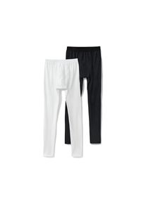 Tchibo - 2 lange Unterhosen - Herren - Gr. M/5 - schwarz