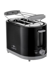 Lentz 2-Scheiben Toaster, Toaster, Schwarz