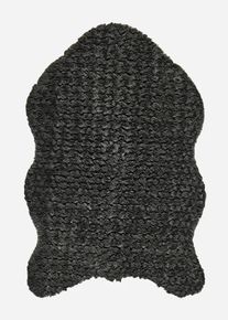 bonprix Covor lavabil din blană artificială, gri, 75/105 cm