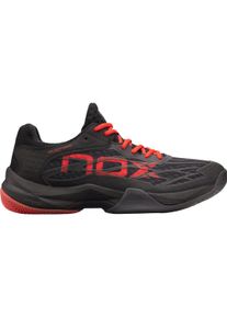 Nox, Herren, Hallenschuhe, AT10 LUX Padelschuhe (44), Rot, Schwarz