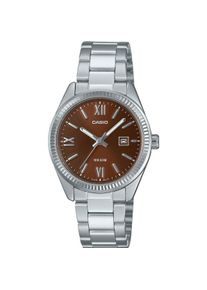 Casio, Armbanduhr, Damenuhr LADY DATE - BROWN (Ø 30 mm), Braun, (Analoguhr, 30 mm)