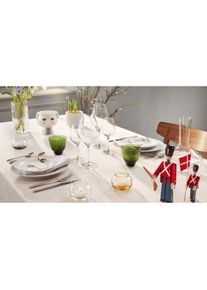 K&Auml;HLER DESIGN K&auml;hler Hammersh&oslash;i Poppy cake plate 19 cm (692290), Teller, Weiss