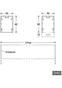 LTS, Pendelleuchte, LED-Decken-/Pendelleuchte (1210 lm)