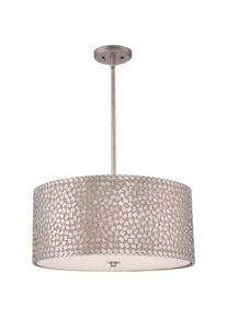 Elstead Lighting, Pendelleuchte, Confetti Hängeleuchte E27 4-fach Altsilber (E27)