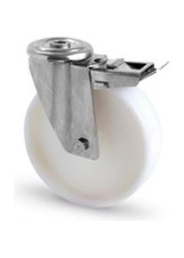 realspace Pro RS PRO, M&ouml;belrollen, Drehlager Lenkrolle, Rad &oslash; 125mm, 170kg, Ge