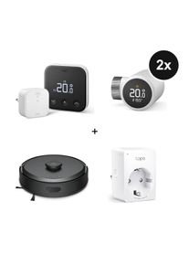 tado&deg; Slimme Thermostaat X Startpakket + 2 Radiatorknoppen + TP-Link Tapo RV30 Max + P110