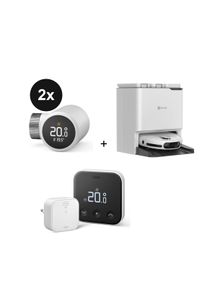 tado&deg; Slimme Thermostaat X Startpakket + 2 Radiatorknoppen + Ezviz RS20 Max