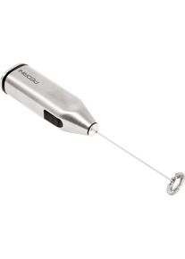 Pedrini batteriebetriebener elektrischer Milchaufsch&auml;umer, Milchaufsch&auml;umer, Silber