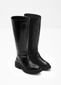 Bottes &agrave; tige large - noir - taille 36 - bonprix