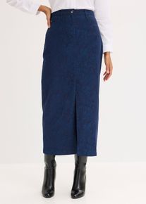 bonprix Sp&oacute;dnica z bawełny z dodatkiem elastanu, niebieski, 40