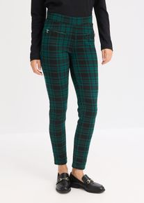 bonprix Mujer, Pantalón de punto, verde, 36/38