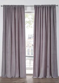 bonprix Z&aacute;ves z bio bavlny (1 ks), &scaron;ed&aacute;, D/&Scaron;: 225/130 cm