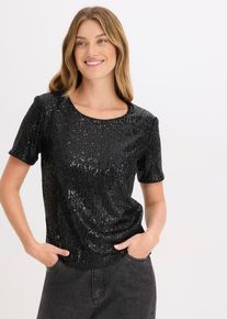 bonprix Koszulka, czarny, 40/42